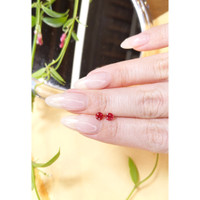 0.68&nbsp;Ct.Tw.Total Carat Weight Ruby Pair from Mozambique Life Style