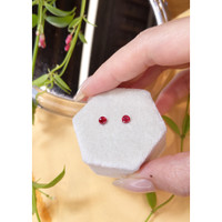 0.68&nbsp;Ct.Tw.Total Carat Weight Ruby Pair from Mozambique Life Style