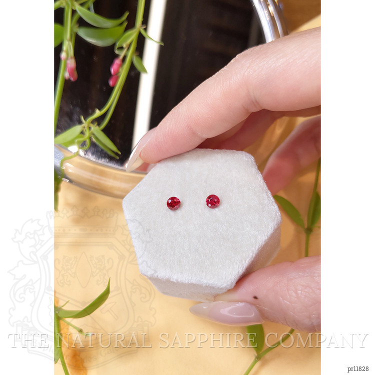 0.68 Ct.Tw. Ruby Pair from Mozambique