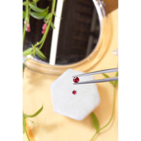 0.53&nbsp;Ct.Tw.Total Carat Weight Ruby Pair from Mozambique Life Style