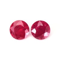 0.83&nbsp;Ct.Tw.Total Carat Weight Ruby Pair from Mozambique Video
