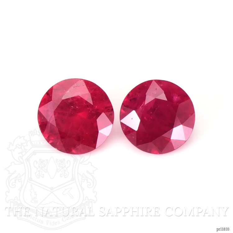 0.83 Ct.Tw. Ruby Pair from Mozambique