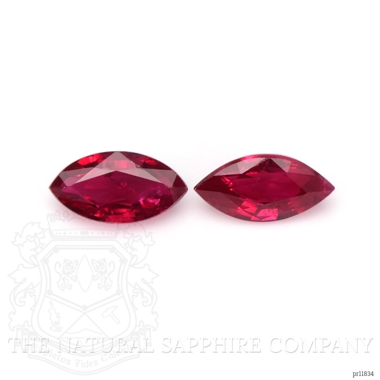0.70 Ct.Tw. Ruby Pair from Mozambique