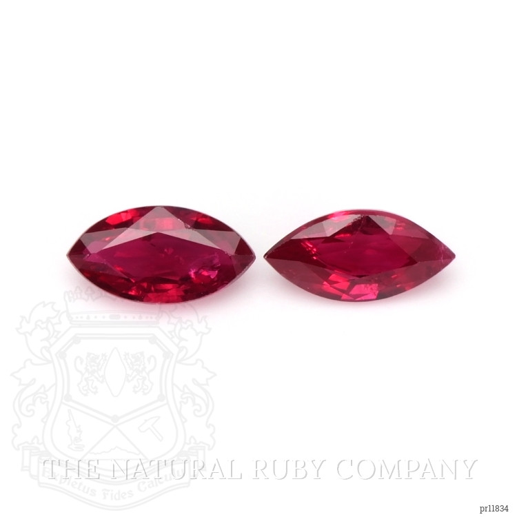 0.70 Ct.Tw. Ruby Pair from Mozambique