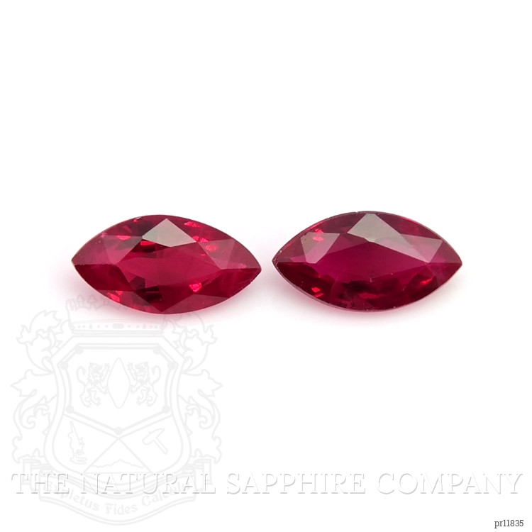 0.68 Ct.Tw. Ruby Pair from Mozambique