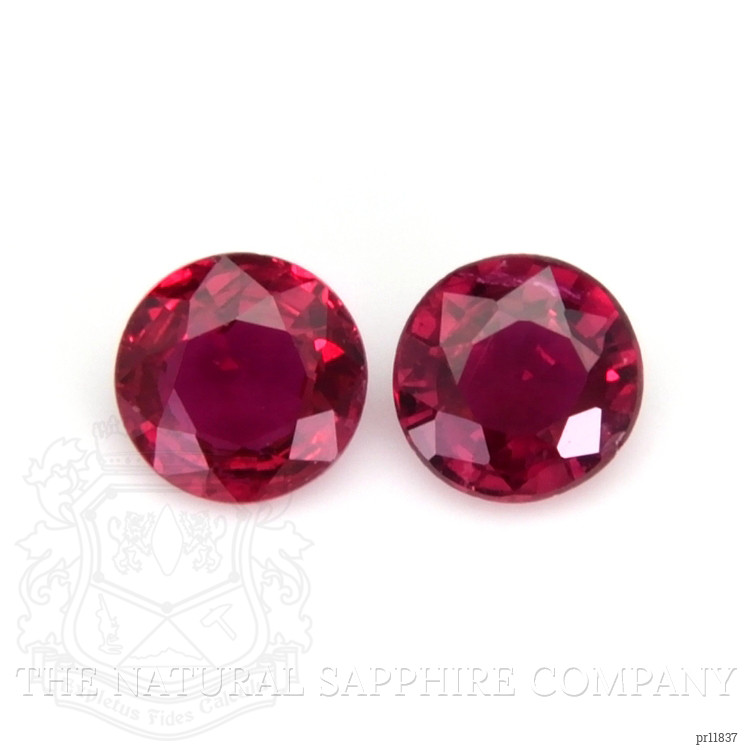 0.58 Ct.Tw. Ruby Pair from Thailand