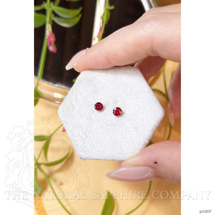 0.58 Ct.Tw. Ruby Pair from Thailand
