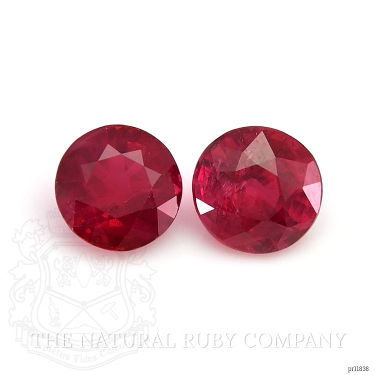 0.84 Ct.Tw. Ruby Pair from Thailand
