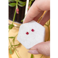 0.69&nbsp;Ct.Tw.Total Carat Weight Ruby Pair from Burma (Myanmar) Life Style