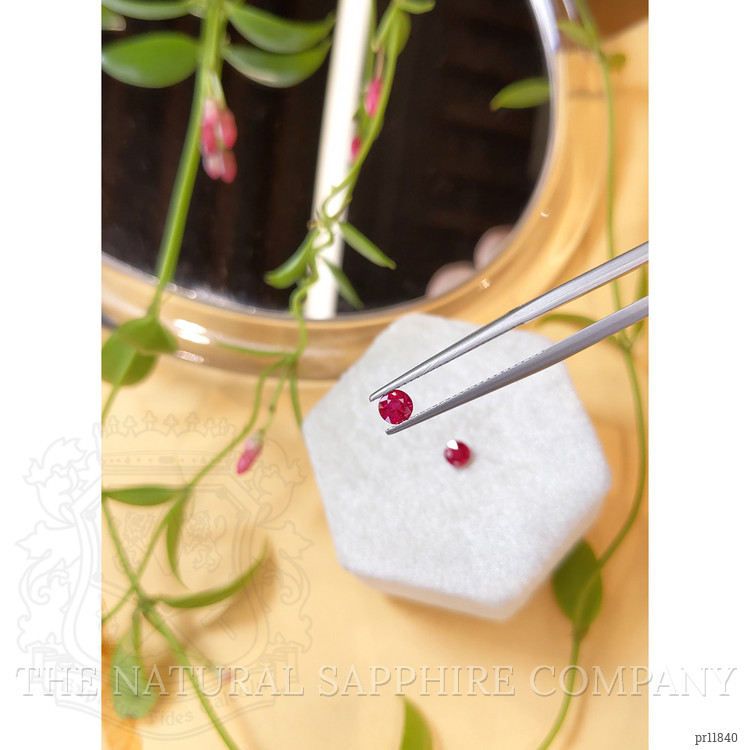 0.69 Ct.Tw. Ruby Pair from Burma (Myanmar)