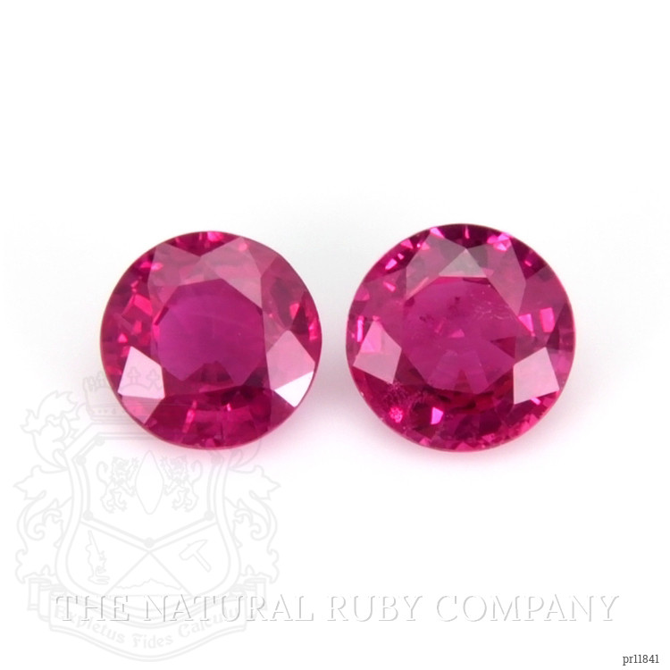 0.63 Ct.Tw. Ruby Pair from Burma (Myanmar)
