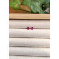 0.63&nbsp;Ct.Tw.Total Carat Weight Ruby Pair from Burma (Myanmar) Life Style