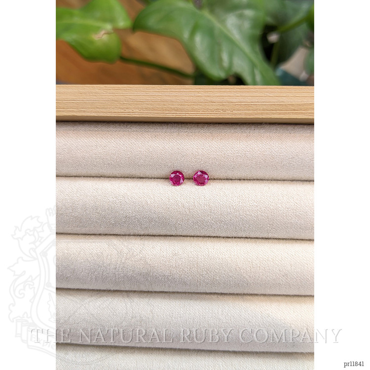 0.63 Ct.Tw. Ruby Pair from Burma (Myanmar)