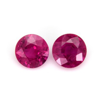 0.68&nbsp;Ct.Tw.Total Carat Weight Ruby Pair from Burma (Myanmar) Video