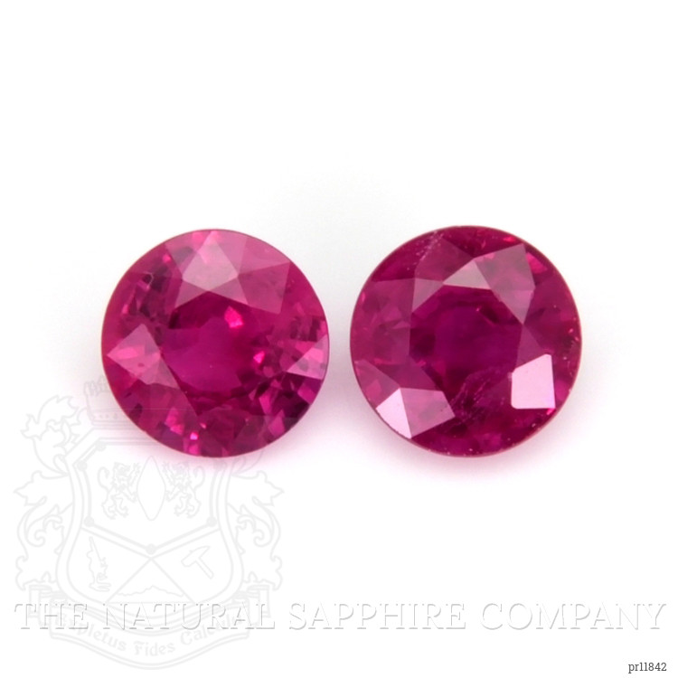 0.68 Ct.Tw. Ruby Pair from Burma (Myanmar)