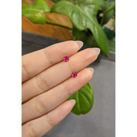 0.68&nbsp;Ct.Tw.Total Carat Weight Ruby Pair from Burma (Myanmar) Life Style