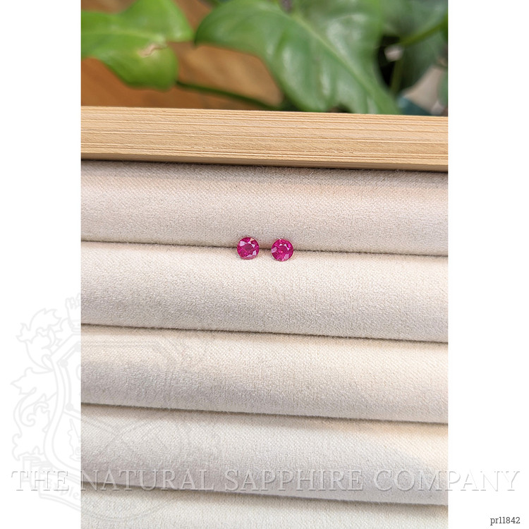 0.68 Ct.Tw. Ruby Pair from Burma (Myanmar)
