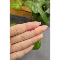 0.68&nbsp;Ct.Tw.Total Carat Weight Ruby Pair from Burma (Myanmar) Life Style