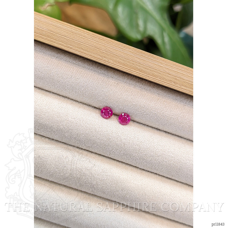 0.81 Ct.Tw. Ruby Pair from Burma (Myanmar)