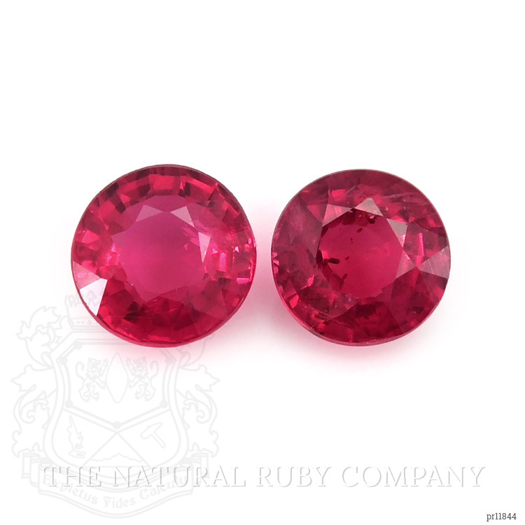 0.67 Ct.Tw. Ruby Pair from Thailand