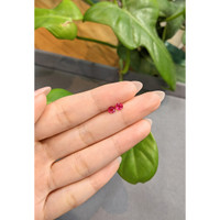 0.67 Ct.Tw.Total Carat Weight Ruby Pair from Thailand Life Style