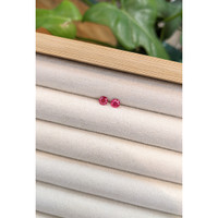 0.67&nbsp;Ct.Tw.Total Carat Weight Ruby Pair from Thailand Life Style