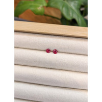 0.51&nbsp;Ct.Tw.Total Carat Weight Ruby Pair from Burma (Myanmar) Life Style