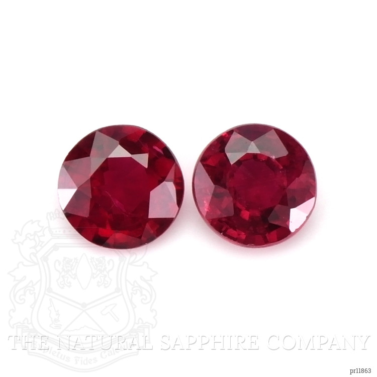0.57 Ct.Tw. Ruby Pair from Thailand