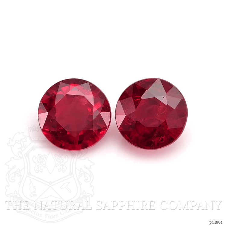 0.90 Ct.Tw. Ruby Pair from Thailand