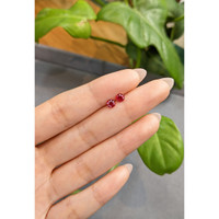 0.90 Ct.Tw.Total Carat Weight Ruby Pair from Thailand Life Style