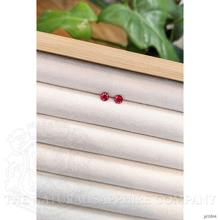 0.90 Ct.Tw. Ruby Pair from Thailand