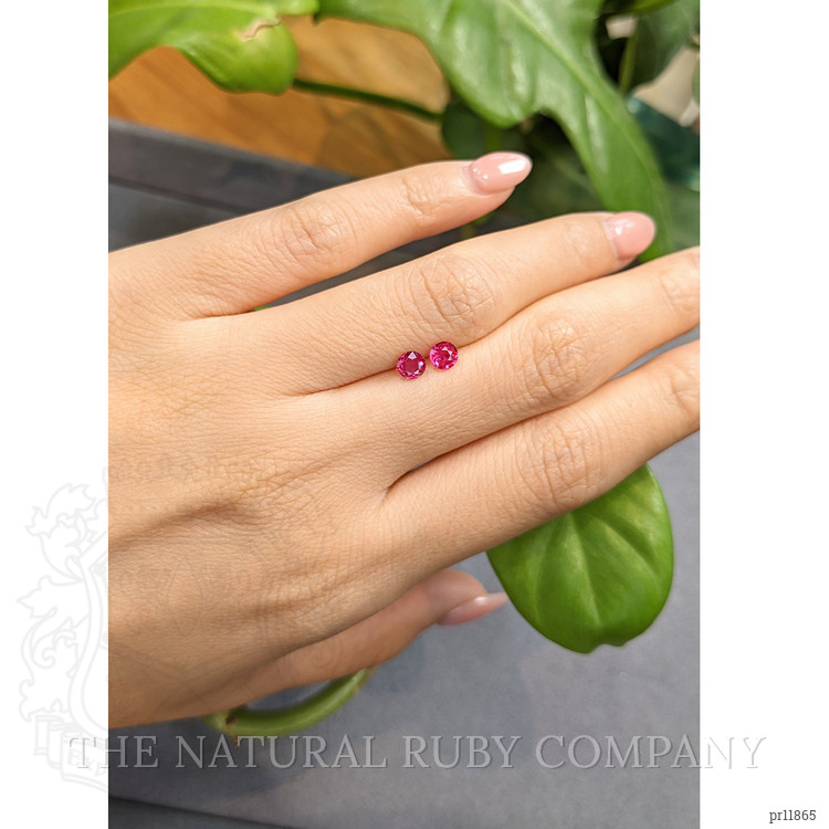 0.78 Ct.Tw. Ruby Pair from Thailand