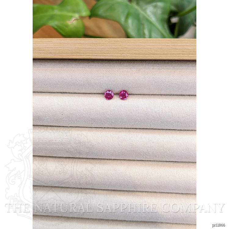 0.86 Ct.Tw. Ruby Pair from Thailand