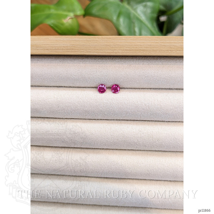 0.86 Ct.Tw. Ruby Pair from Thailand