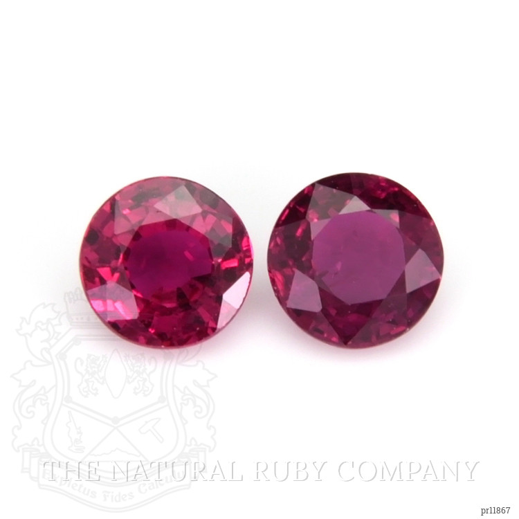 0.80 Ct.Tw. Ruby Pair from Thailand