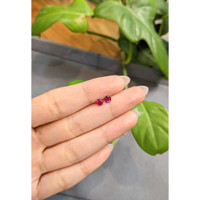 0.80&nbsp;Ct.Tw.Total Carat Weight Ruby Pair from Thailand Life Style