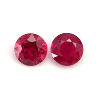 0.58&nbsp;Ct.Tw.Total Carat Weight Ruby Pair from Burma (Myanmar) Video
