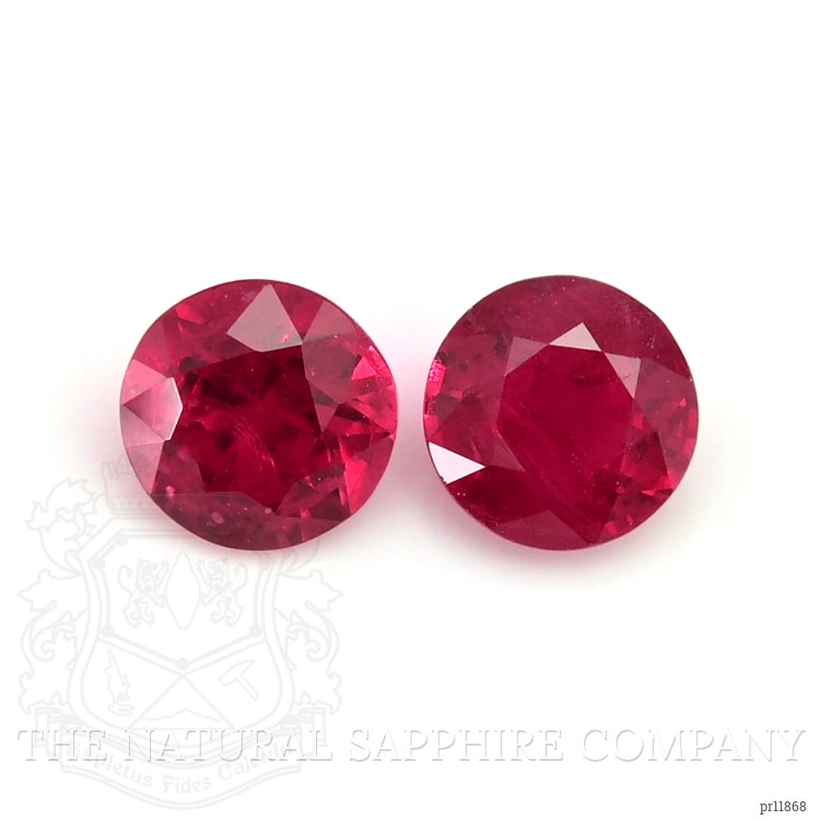 0.58 Ct.Tw. Ruby Pair from Burma (Myanmar)