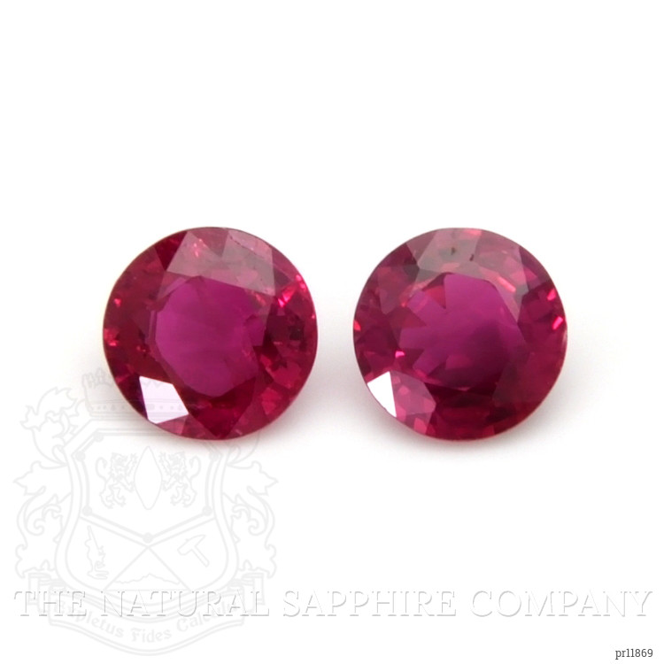 0.66 Ct.Tw. Ruby Pair from Burma (Myanmar)