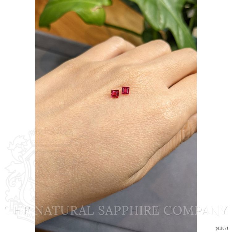 0.56 Ct.Tw. Ruby Pair from Mozambique