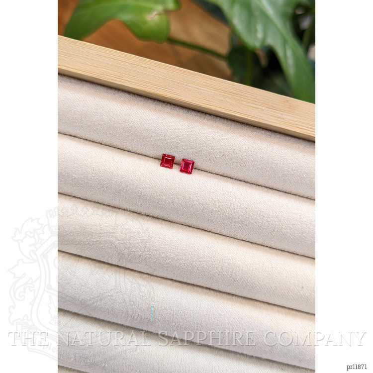 0.56 Ct.Tw. Ruby Pair from Mozambique