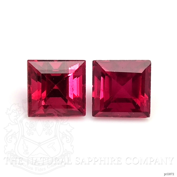 0.58 Ct.Tw. Ruby Pair from Mozambique
