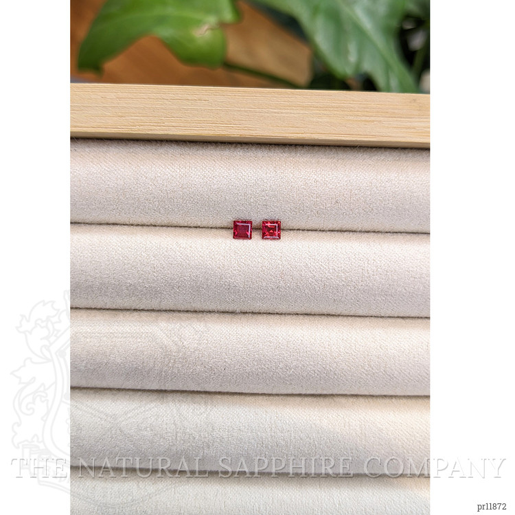 0.58 Ct.Tw. Ruby Pair from Mozambique