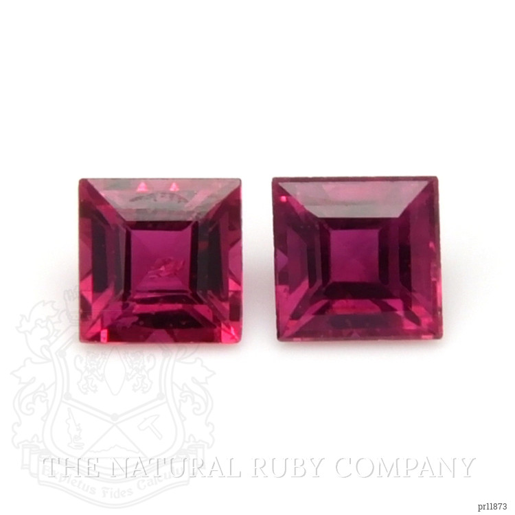 0.54 Ct.Tw. Ruby Pair from Mozambique