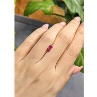 0.54 Ct.Tw.Total Carat Weight Ruby Pair from Mozambique Life Style