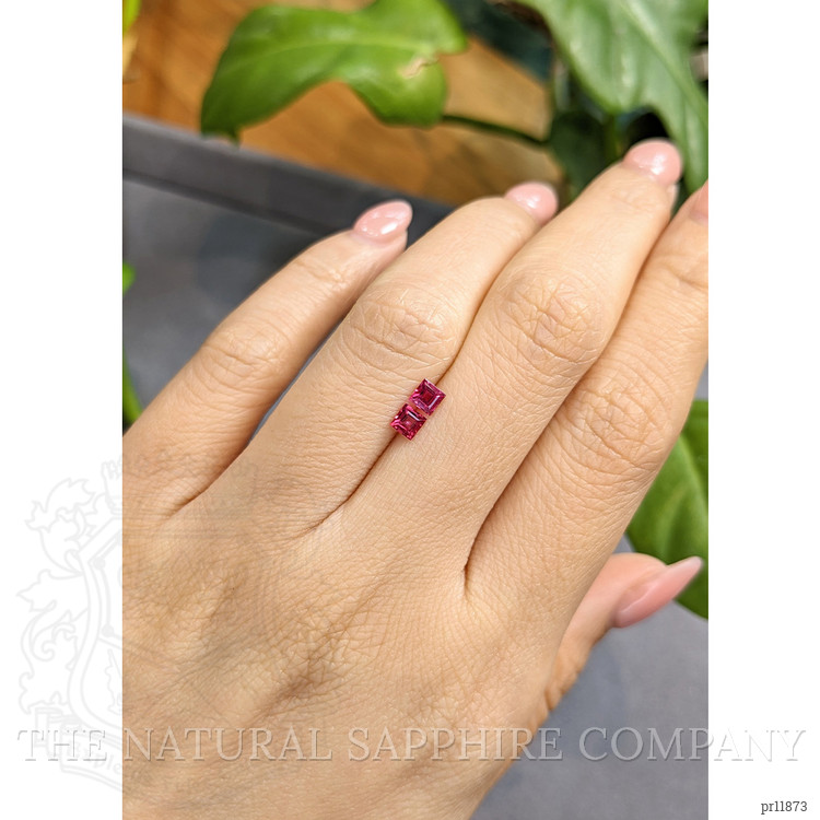 0.54 Ct.Tw. Ruby Pair from Mozambique