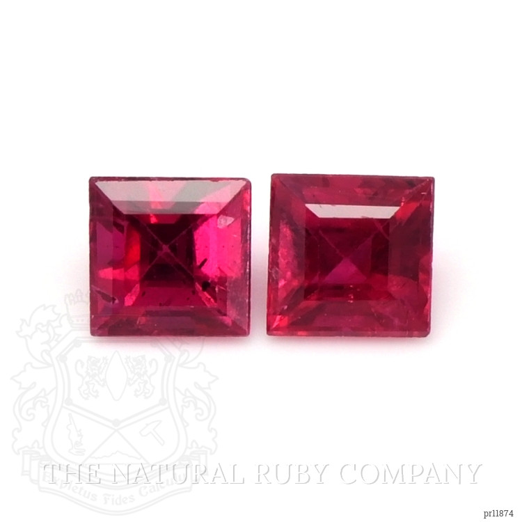 0.60 Ct.Tw. Ruby Pair from Mozambique