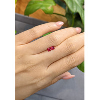 0.60&nbsp;Ct.Tw.Total Carat Weight Ruby Pair from Mozambique Life Style