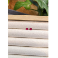 0.60&nbsp;Ct.Tw.Total Carat Weight Ruby Pair from Mozambique Life Style