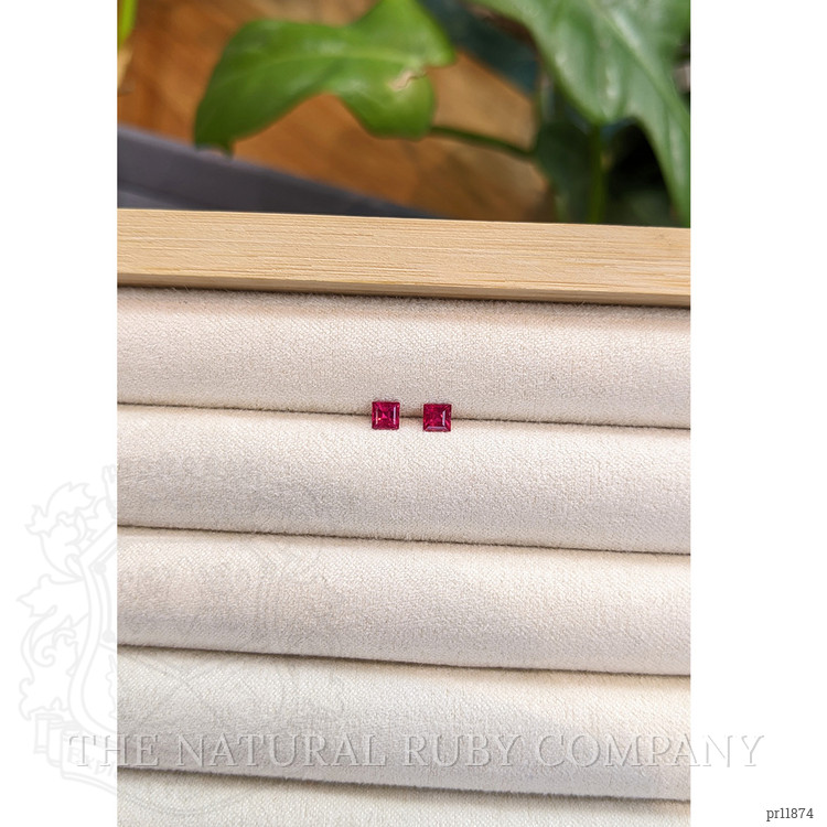 0.60 Ct.Tw. Ruby Pair from Mozambique